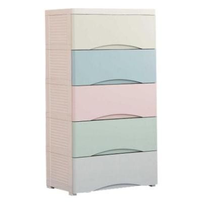 5 Tiers Plastic Baby Home Drawer Cabinet