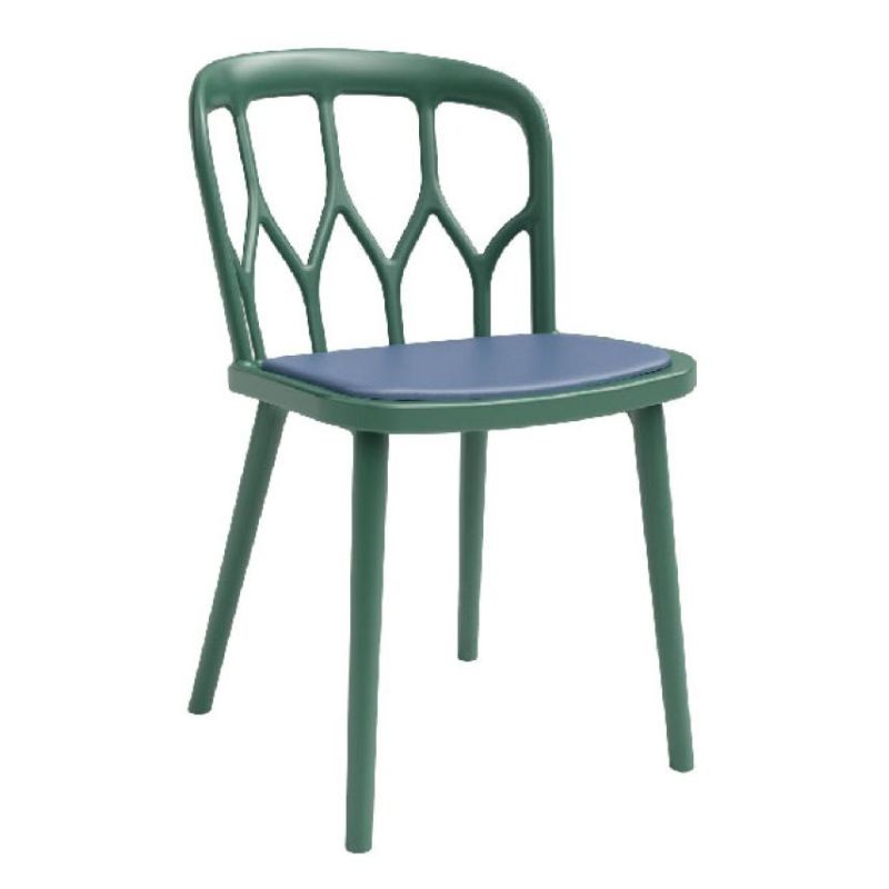 Wholesale Outdoor Furniture Modern Style Garden Furniture Jordan Plastic Chair Eco-Friendly PP Armless Dining Chair