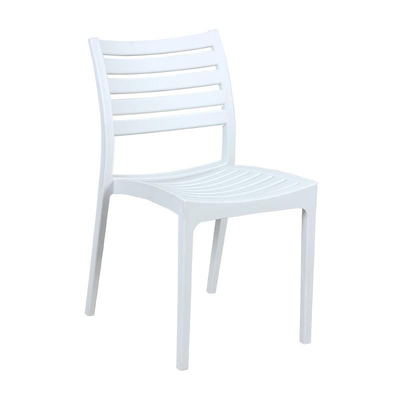 Wholesale Outdoor Furniture Modern Style Garden Furniture Joplin Plastic Chair Eco-Friendly PP Armless Dining Chair