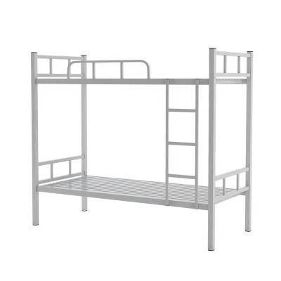 China Supplier Bedroom Furniture Strong Metal Bunk Bed Staff Dormitory Factory School Use Steel Bunk Bed