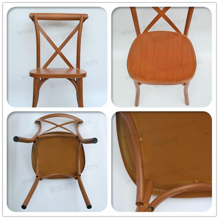 Hc-A68 Wholesale Imitation Wood Cross Back Chair for Event Hc-A68