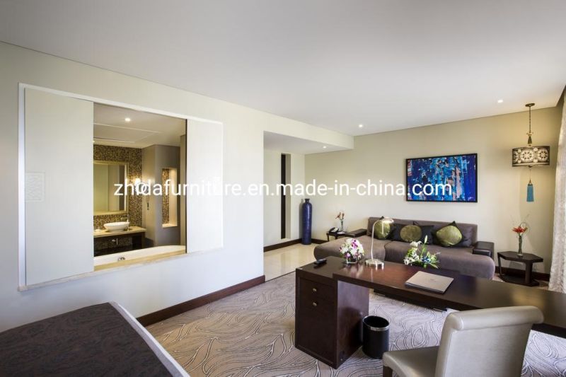 Hotel Bedroom Furniture Villa 5 Star Bedroom Set with Single Bed