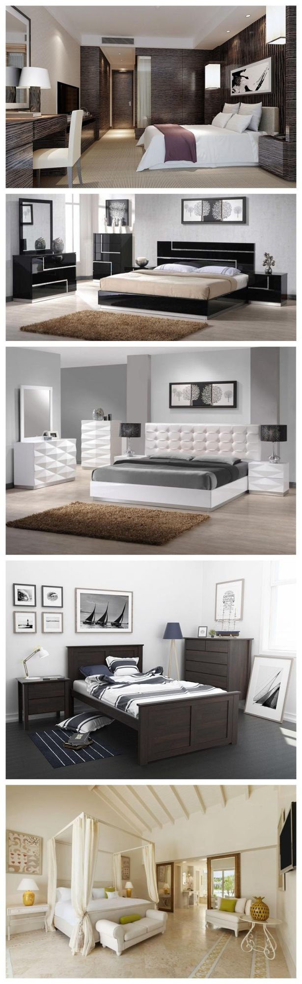 Modern Artistic Style Fashionable Design Hotel Bedroom Furniture Sets for Sale