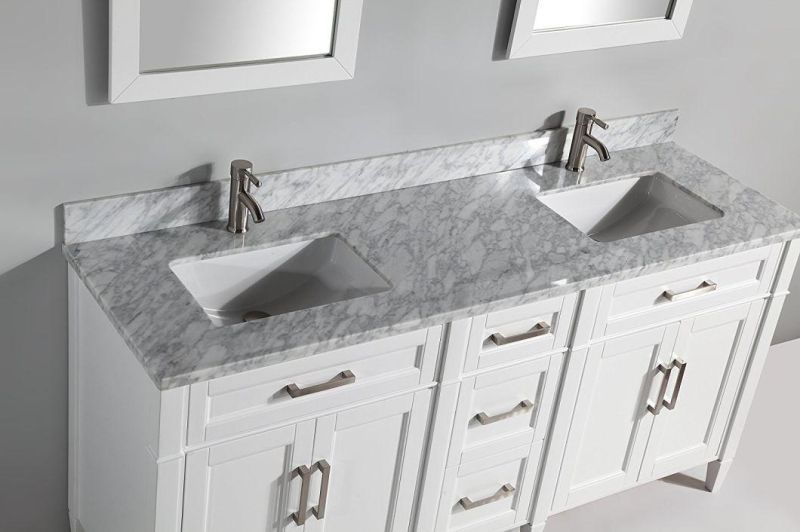 Wholesale New Design Grey 72" Double Sink Bathroom Cabinet