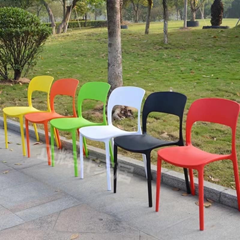 Colored PP Modern Cheap Wholesale Monoblock Seat Stackable Plastic Chair