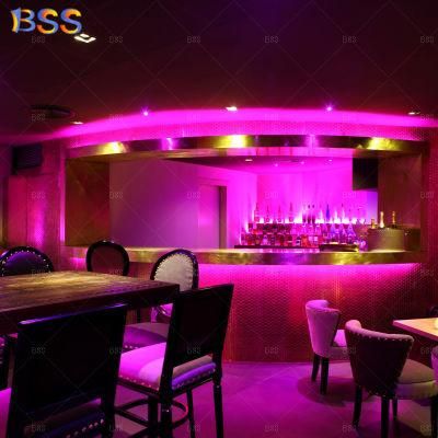 Wine Bar Reception Desk Pink Light Wine Reception Bar Counter