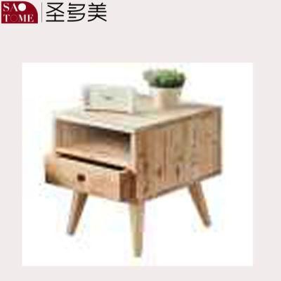 Modern Home Hotel Apartment Homestay Wooden Bedside Table Nightstand