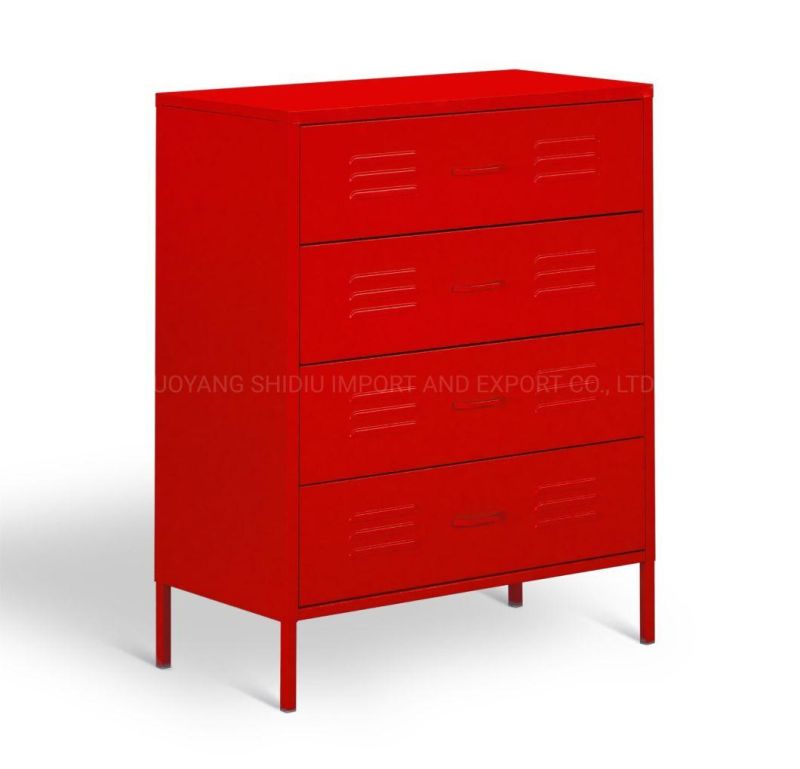 Home Use Storage 4 Drawer Cabinets for Living/Bed Room