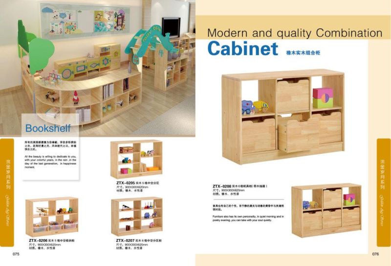 Kindergarten Wood Book Shelf, Children Movable Book Shelf, Kids Book Shelf, Preschool Wood Book Shelf