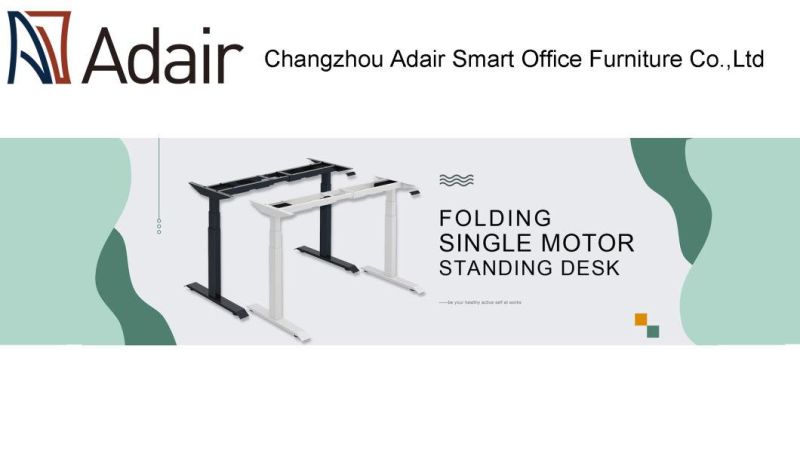 Low Noise Ergonomic Working Desk Mechanism Variable Height Adjustable 4 Legs Mechanism