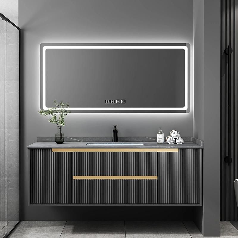Rock Plate Bathroom Cabinet Balcony Drum Washing Machine Integrated Cabinet Combination Modern Bathroom Washbasin