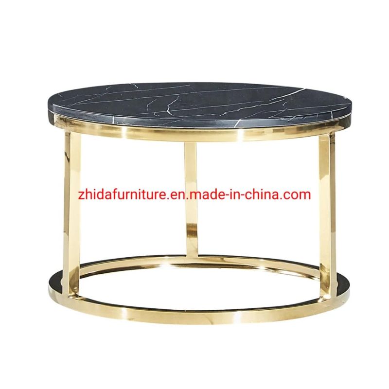 Luxury Marble Top Living Room Modern Hotel Lobby Side Table