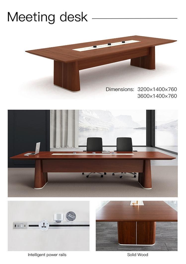 8FT Italian Style Luxury Wooden Executive Office Desk Modern