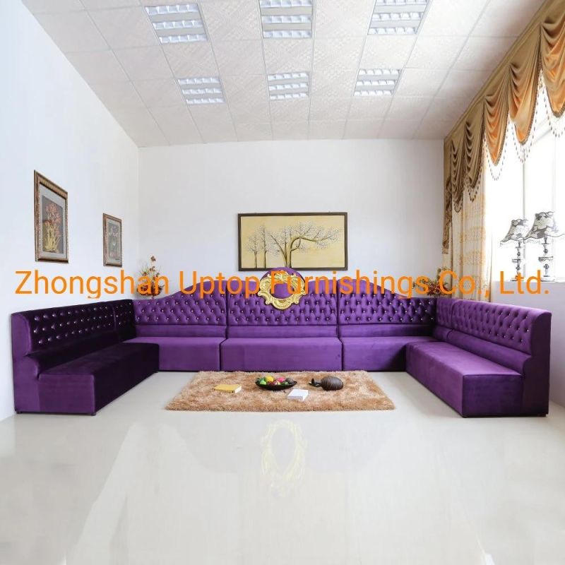 Hotel Leisure Sofa Hotel Furniture Modern Furniture European Sofa Booth Cafe Booth Waiting Booths Bar Club Sofa (SP-KS370)