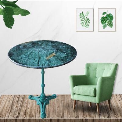Customized 2 Person Green Chair and Table Indian Green Marble Dining