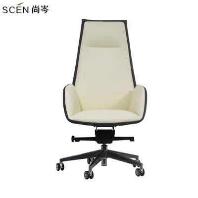 China Manufacture Comfortable Soft Modern Classic Luxury Executive Leather Office Chair