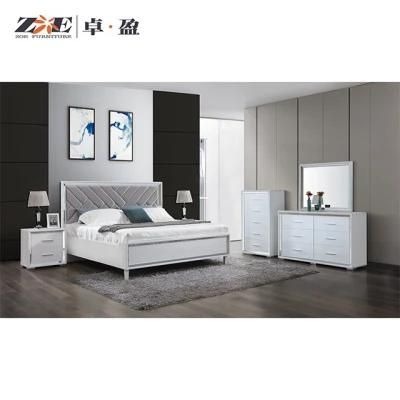 Modern Luxury Design MDF Painting Furniture Bedroom Set
