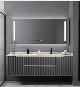 Rock Plate Bathroom Cabinet Balcony Drum Washing Machine Integrated Cabinet Combination Modern Bathroom Washbasin