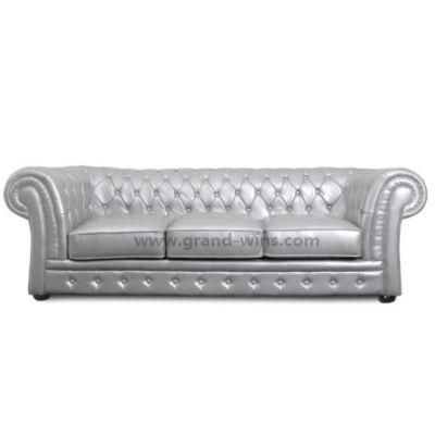 Modern Home Furniture Chesterfield Design Fabric Velvet Sofa