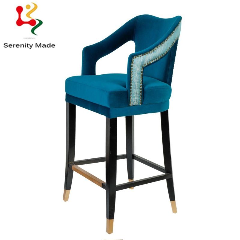 Modern Commercial Restaurant Furniture High Bar Stool Chair