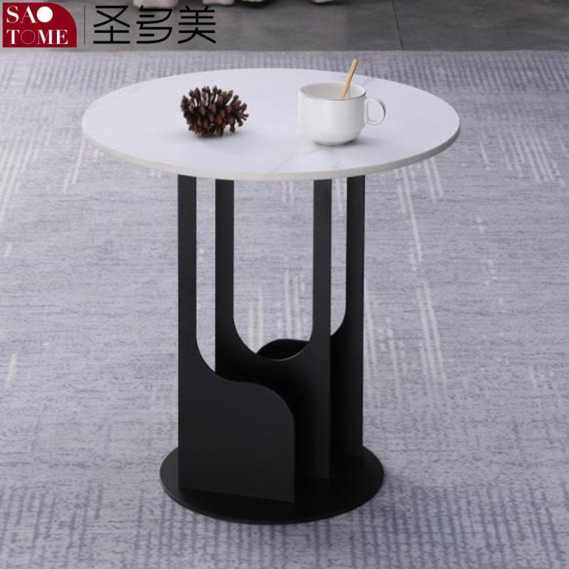 Modern Living Room Furniture Small Side Table Slate/Marble Coffee Table