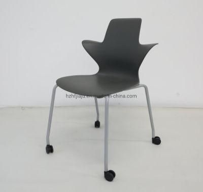 Modern Design Office Furniture Use Movable Plastic Chair