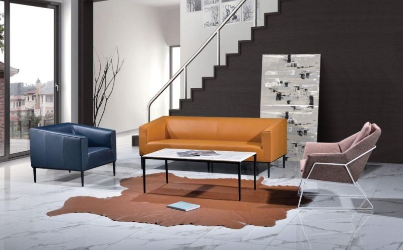 Zode Modern Home/Living Room/Office High End Modern Home Furniture Leather Couch Living Room Sofa