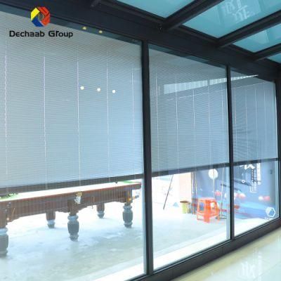 Louver and Shutter Window Blind with Glass for House Window_Design and Commercial Use