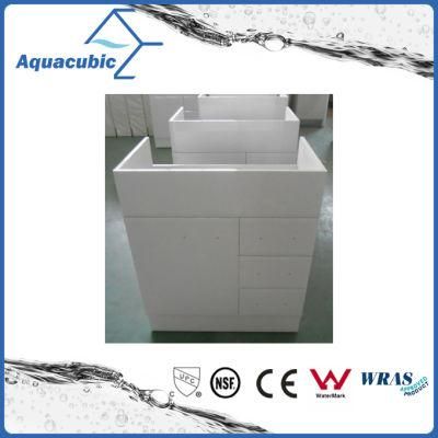 Modern White MDF Bathroom Cabinet Vanity (AC8075)