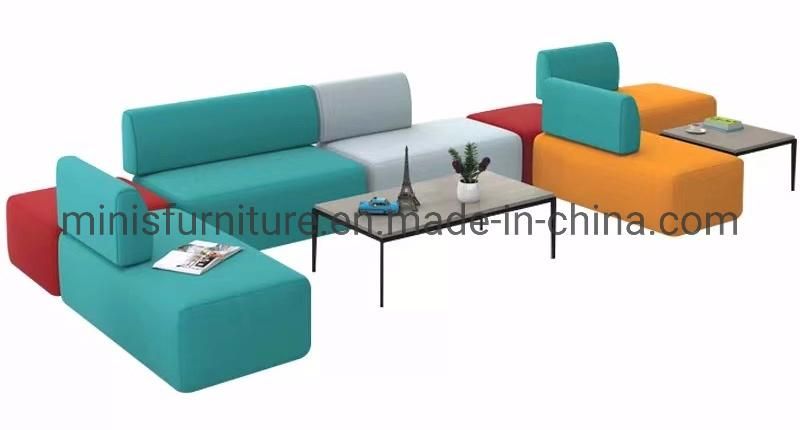 (M-SF27) Creative Colors Combination Customized Sofa Furniture Modern Simple Public Hotel Office Leisure Sofa