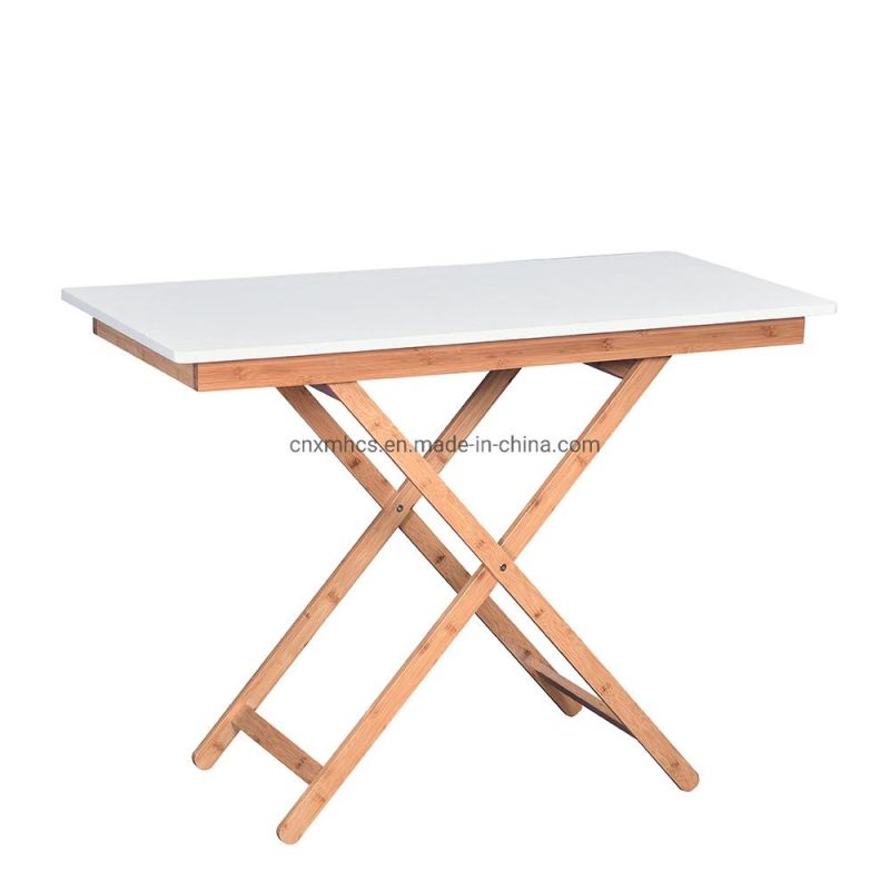Portable Folding Table Minimalist Style Dining Table Outdoor Picnic Desk Wood Coffee Folding Tea Table