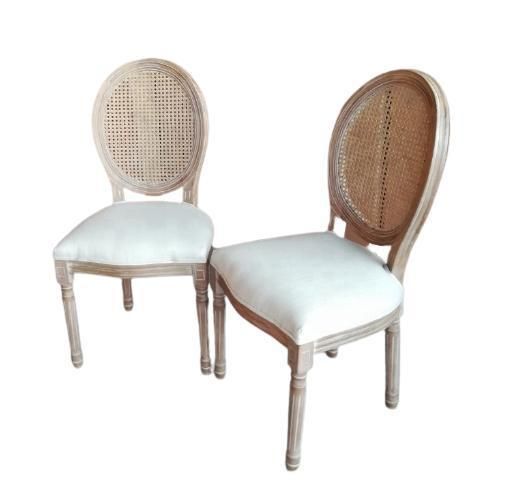 Hotel Furniture Wooden Round Back Louis Wedding Chair