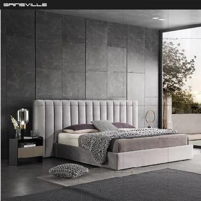 Hot Sale Fashion Wall Bed Hotel Bed King Bed Double Bed Upholstered Fabric Bed Hotel Furniture Home Bedroom Furniture in Italy Style