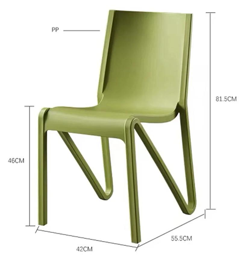 Home Furniture Modern Design Plastic Chair Dining Room PP Plastic Dining Chair