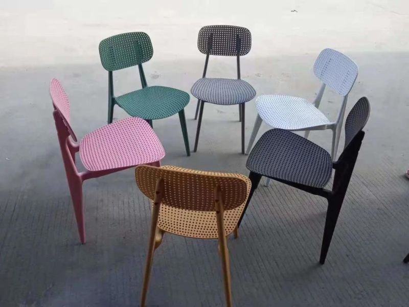 Replica North European Stackable PP Plastic Ins Perforated Hollow Chair