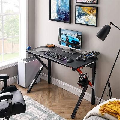Computer Desk Home Bedroom Office Desk Gaming Table Carbon Fiber Gaming Table Office Desk for Living Room Bedroom