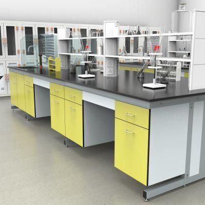 Hot Sell Factory Direct Chemistry Steel Lab Furniture with Sheet, Factory Direct Sale Bio Steel Epoxy Resin Lab Bench/