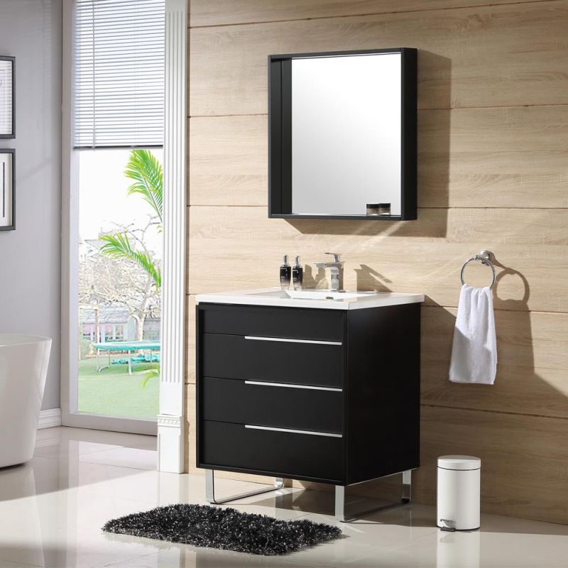 Modern Solid Wood USA Style Furniture for Bathroom Storage
