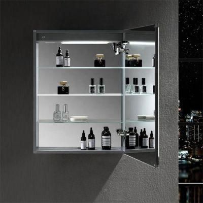 High Quality LED Easy to Maintenance Unique Design Bathroom Furniture Medicine Cabinet with Touch Switch