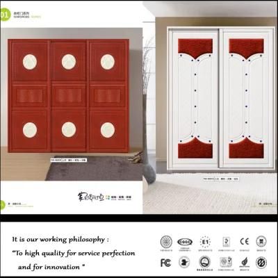 Zhihua PU Leather Sliding Door Bedroom Furniture