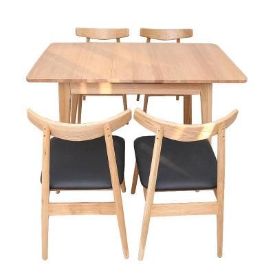 Furniture Modern Furniture Table Home Furniture Wooden Furniture Free Sample Fancy Design Room Furniture Expandable Wooden Dining Table Set