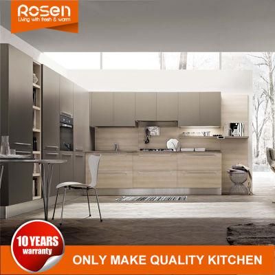 High End Color Mixed Lacquer and Melamine Modern Kitchen Cabinets