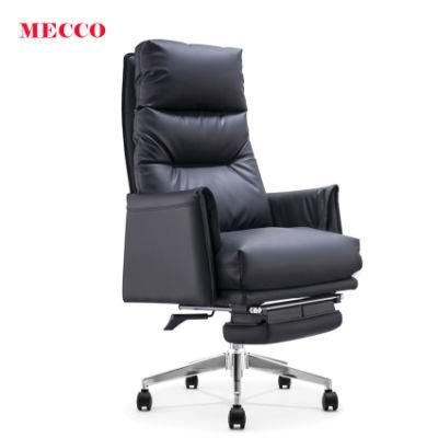 Modern High Back Swivel Computer Desk Chair Ergonomic Executive Commercial PU Leather Office Chair