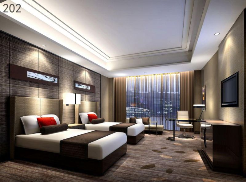 Modern High Class Solid Wood Luxury Hotel Suite Furniture in Foshan China