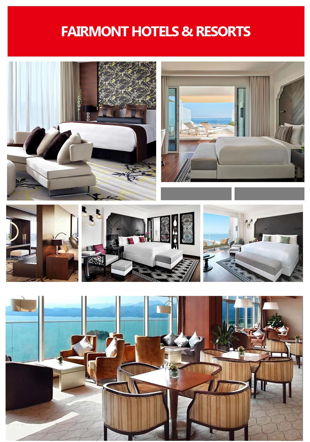 Custom Made 5 Star Luxury Modern Hospitality 3 Bed Hotel Bedroom Furniture Set