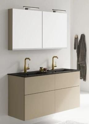 Modern Wash Basin with Mirror Bathroom Cabinets Wall Hanging Mounted Vanity with Plywood Bathroom Cabinet