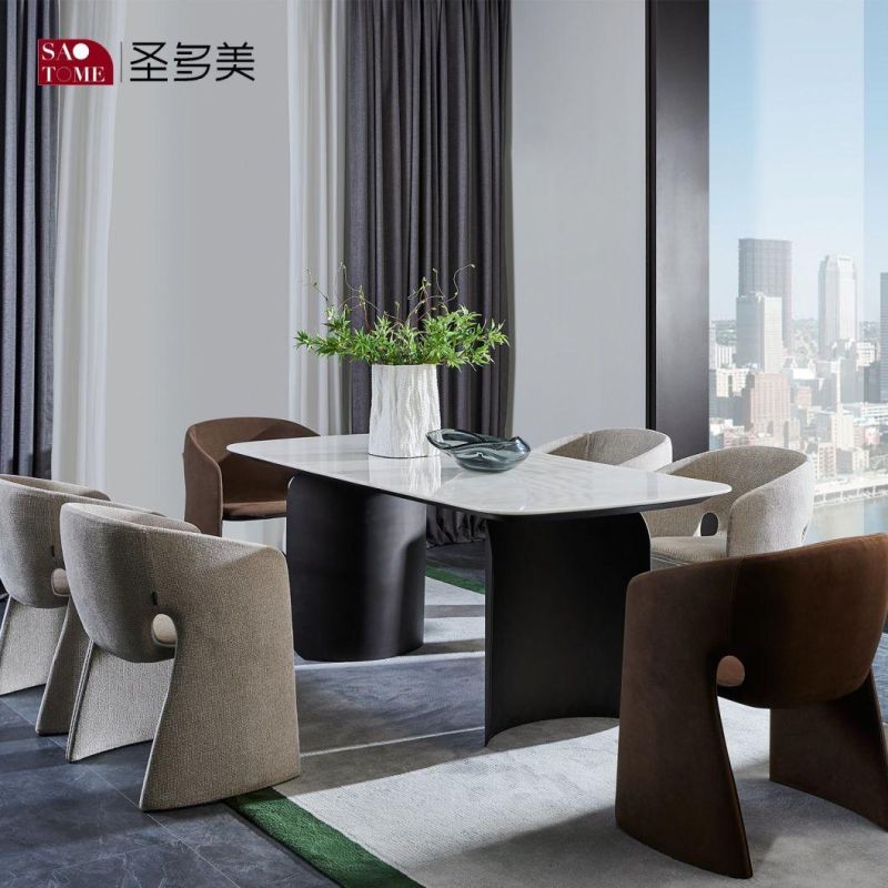 Hot Selling Dining Table Stainless Steel 201 Polished Tempered Glass Round Dining Table