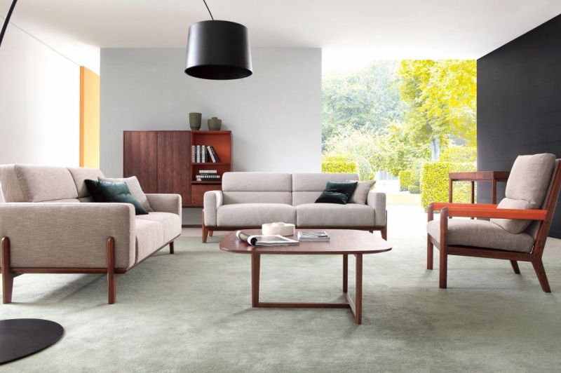 2018 Italian Modern White Sofa Fabric Sofa