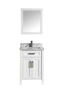 Solid Wood Modern Simple Wall Mountained Combination Bathroom Cabinet Vanity