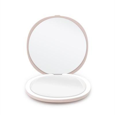Hot Selling Rechargeable Portable LED Pocket Mirror 3X Magnifying Mirror